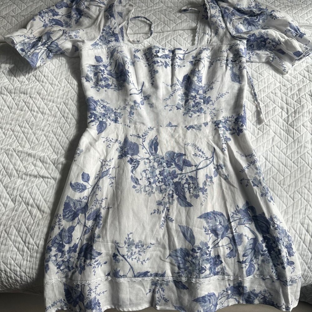 Reformation Evianna Linen Dress